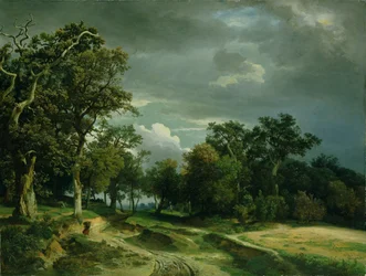 Stien ved skovbrynet, ca. 1851